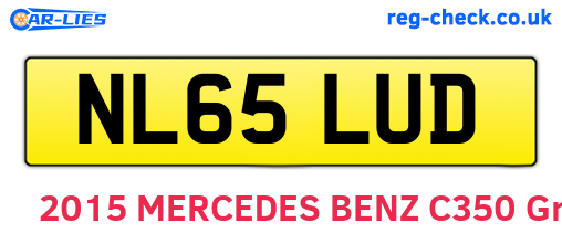 NL65LUD are the vehicle registration plates.
