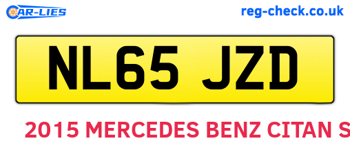NL65JZD are the vehicle registration plates.