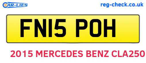 FN15POH are the vehicle registration plates.