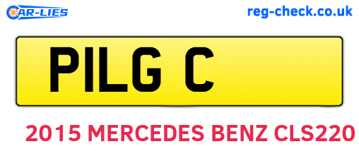 P1LGC are the vehicle registration plates.