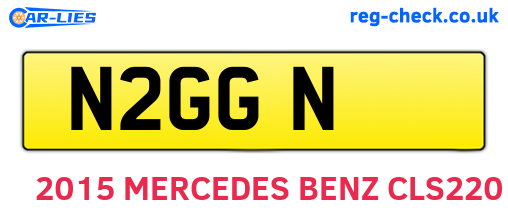 N2GGN are the vehicle registration plates.