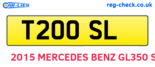 T20OSL are the vehicle registration plates.