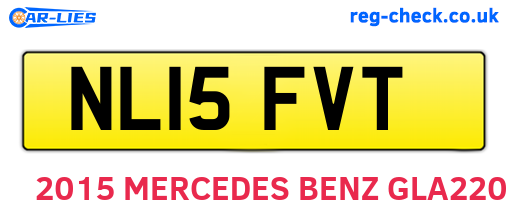NL15FVT are the vehicle registration plates.