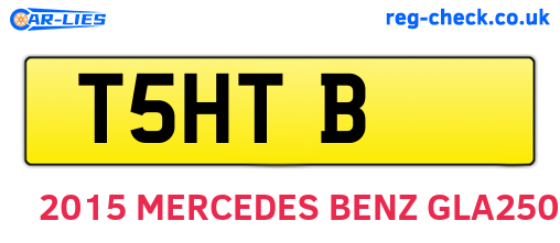 T5HTB are the vehicle registration plates.