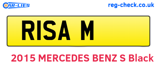 R1SAM are the vehicle registration plates.