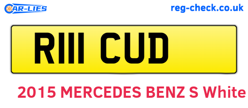 R111CUD are the vehicle registration plates.
