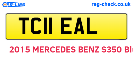 TC11EAL are the vehicle registration plates.