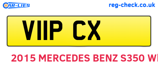 V11PCX are the vehicle registration plates.