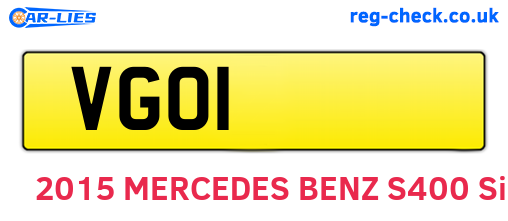 VGO1 are the vehicle registration plates.