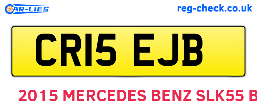 CR15EJB are the vehicle registration plates.