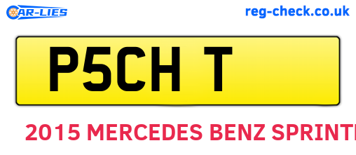 P5CHT are the vehicle registration plates.