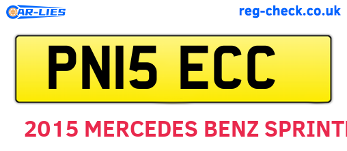 PN15ECC are the vehicle registration plates.