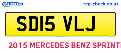 SD15VLJ are the vehicle registration plates.