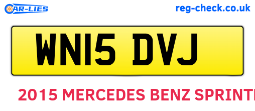 WN15DVJ are the vehicle registration plates.