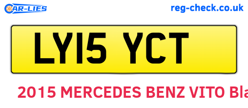 LY15YCT are the vehicle registration plates.