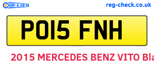 PO15FNH are the vehicle registration plates.
