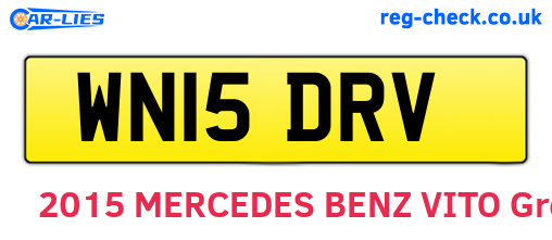 WN15DRV are the vehicle registration plates.
