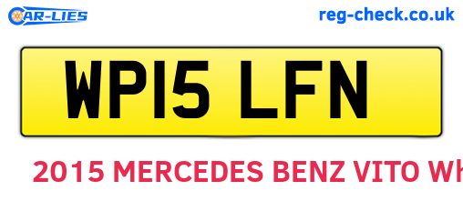 WP15LFN are the vehicle registration plates.