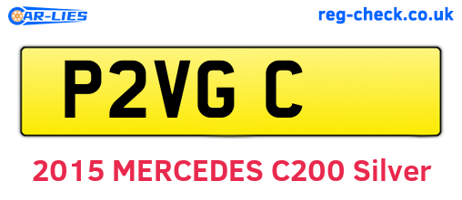 P2VGC are the vehicle registration plates.