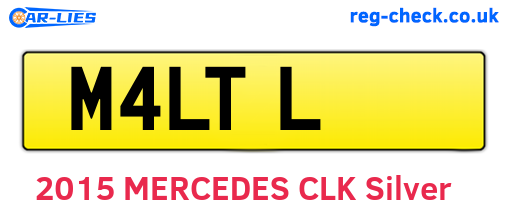 M4LTL are the vehicle registration plates.