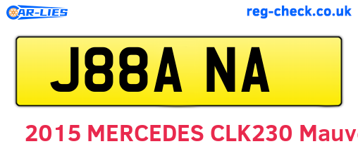 J88ANA are the vehicle registration plates.