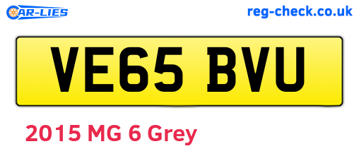 VE65BVU are the vehicle registration plates.