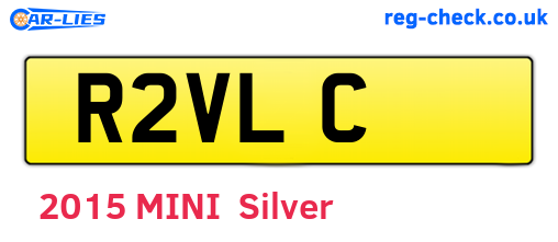 R2VLC are the vehicle registration plates.