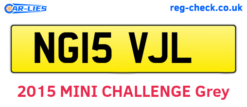 NG15VJL are the vehicle registration plates.
