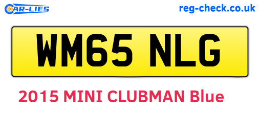 WM65NLG are the vehicle registration plates.