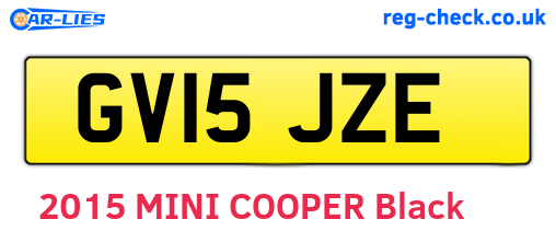 GV15JZE are the vehicle registration plates.