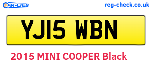 YJ15WBN are the vehicle registration plates.