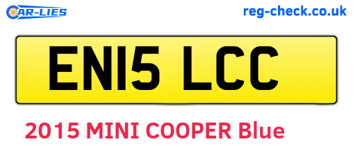 EN15LCC are the vehicle registration plates.