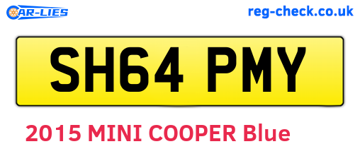 SH64PMY are the vehicle registration plates.