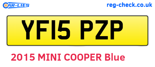 YF15PZP are the vehicle registration plates.
