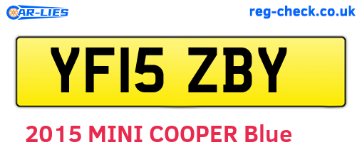 YF15ZBY are the vehicle registration plates.