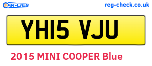 YH15VJU are the vehicle registration plates.