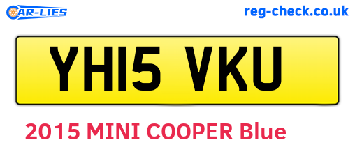 YH15VKU are the vehicle registration plates.