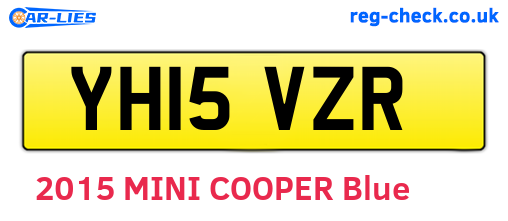 YH15VZR are the vehicle registration plates.