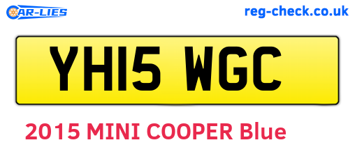 YH15WGC are the vehicle registration plates.