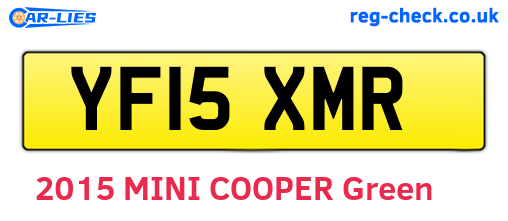 YF15XMR are the vehicle registration plates.