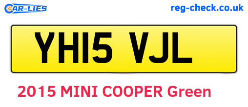 YH15VJL are the vehicle registration plates.