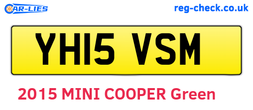 YH15VSM are the vehicle registration plates.