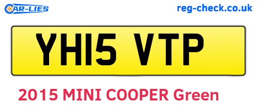 YH15VTP are the vehicle registration plates.