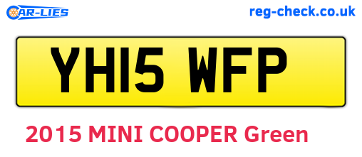YH15WFP are the vehicle registration plates.