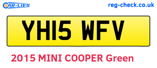 YH15WFV are the vehicle registration plates.