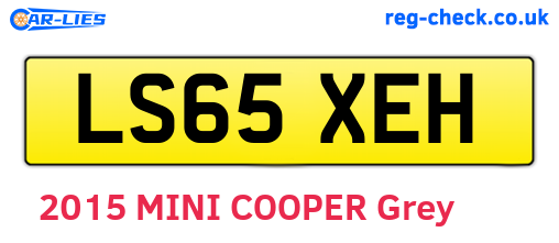 LS65XEH are the vehicle registration plates.