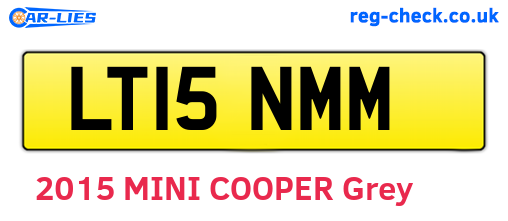 LT15NMM are the vehicle registration plates.