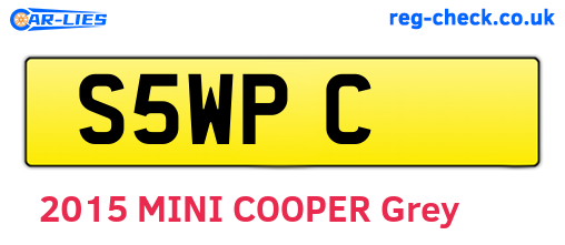 S5WPC are the vehicle registration plates.