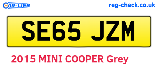 SE65JZM are the vehicle registration plates.