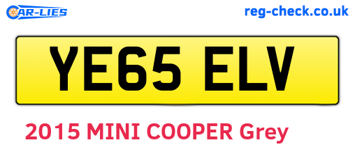 YE65ELV are the vehicle registration plates.